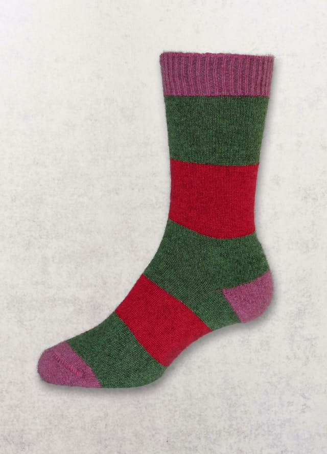 Possum/Wool Hoop Sock - Jungle Base