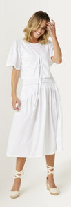 Valia Moonlight Skirt - White