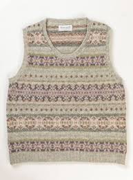 Eribe Scotland Westray  Fairisle Vest for Women - Soft Shetland Wool, Timeless Style