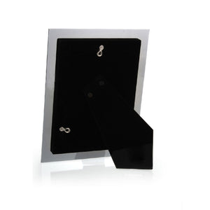 Whitehill Faux Silver Edge Matt Black Finish Photo Frame 10cm x 15cm