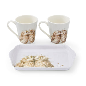 Pimpernel Wrendale Designs Mug & Tray Set - Owl