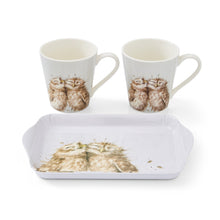 Load image into Gallery viewer, Pimpernel Wrendale Designs Mug &amp; Tray Set - Owl
