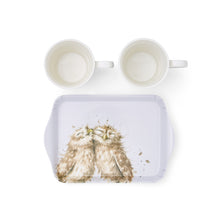 Load image into Gallery viewer, Pimpernel Wrendale Designs Mug &amp; Tray Set - Owl
