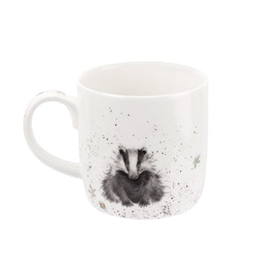 Royal Worcester Wrendale Fine Bone China Mug - Country Gent Badger