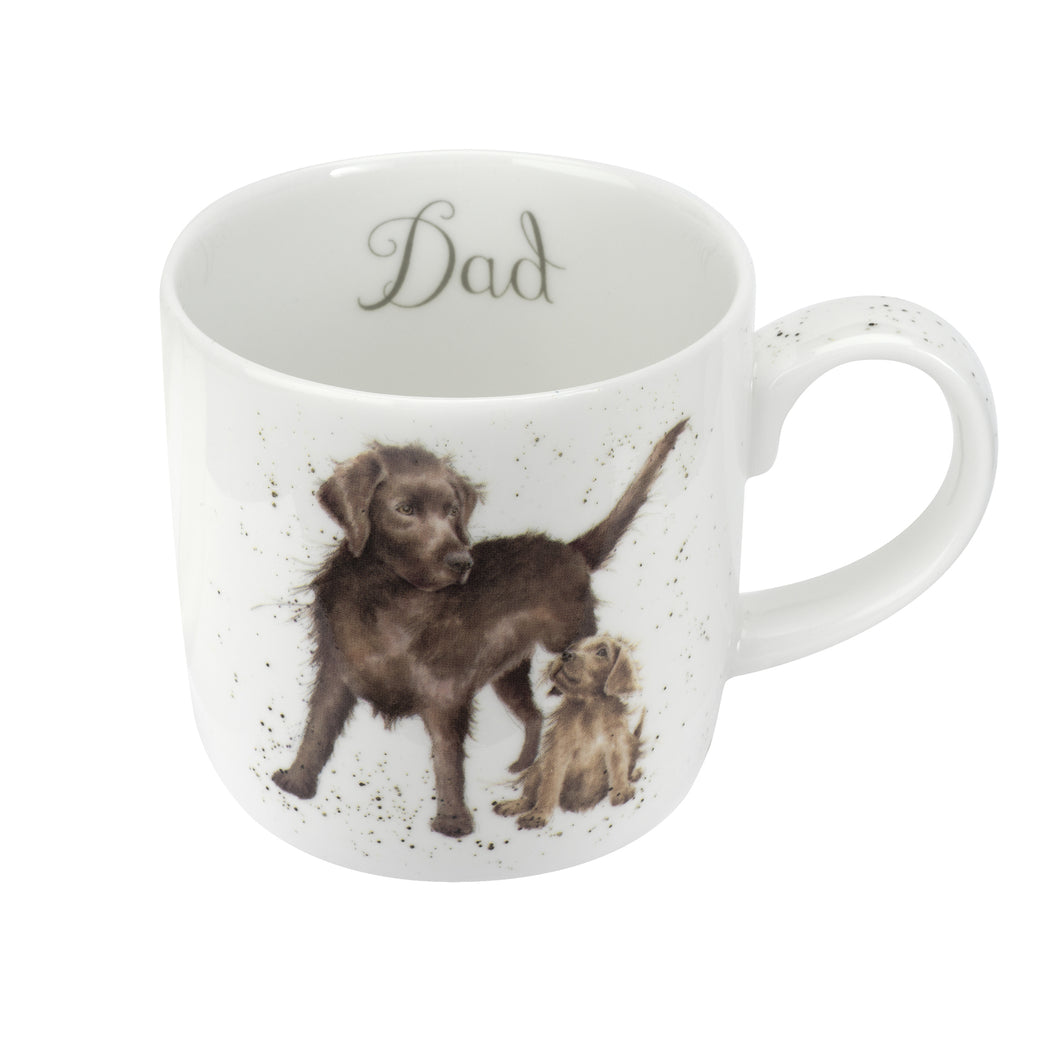 Royal Worcester Wrendale Fine Bone China Mug - Dad (Labrador)