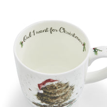 Load image into Gallery viewer, Royal Worcester Wrendale Mug - Owl I Want for Christmas
