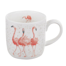 Load image into Gallery viewer, Royal Worcester Wrendale Fine Bone China Mug - Pink Ladies Flamingo
