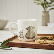 Load image into Gallery viewer, Royal Worcester Wrendale Fine Bone China Mug - Role Model Elephant
