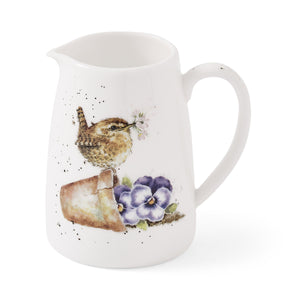 Royal Worcester Wrendale Posy Jug - Wren Pottering About