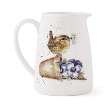 Load image into Gallery viewer, Royal Worcester Wrendale Posy Jug - Wren Pottering About
