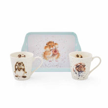 Load image into Gallery viewer, Pimpernel Wrendale Designs Mug &amp; Tray Set - Diet Starts Tomorrow
