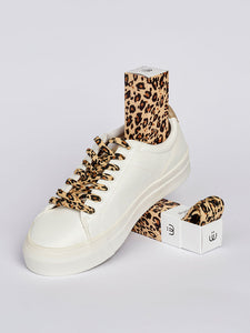 Sliwils Shoelaces - Leopard Print