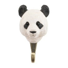Load image into Gallery viewer, Hand Carved Wall Hook - Panda
