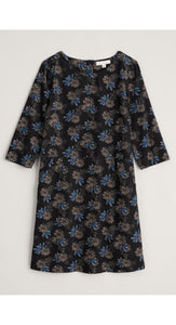 Seasalt Cornwall High Key Dress - Ice Plant Onyx