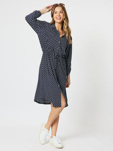 Threadz Alexa Dress - Navy