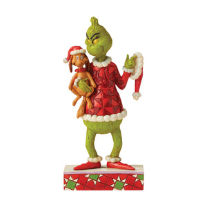 Grinch by Jim Shore - Grinch Holding Max