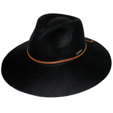 Load image into Gallery viewer, Morzine Fedora - Black
