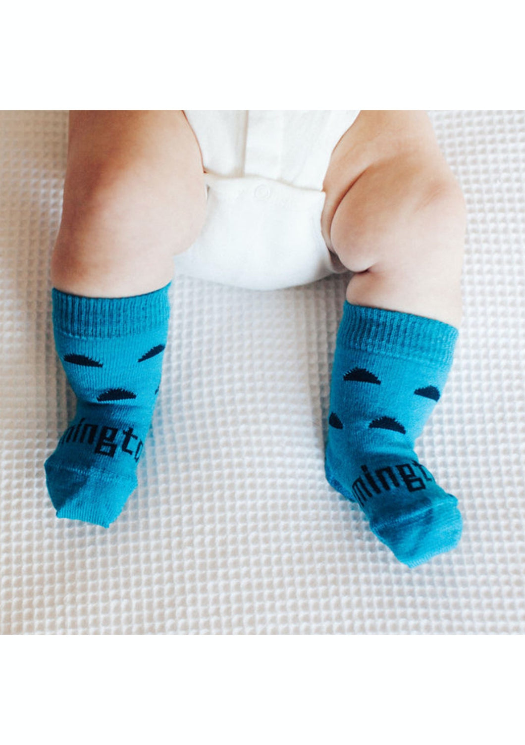 Lamington Merino Wool  Baby Crew Socks - Atlas
