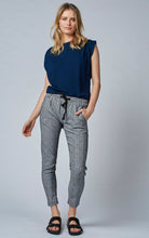 Load image into Gallery viewer, Dricoper Active Cobalt Blue Check Jeans
