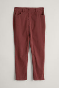 Seasalt Cornwall Berry  Down Trousers - Oilcloth