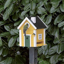 Load image into Gallery viewer, Birdhouse/Feeder - Yellow Cottage
