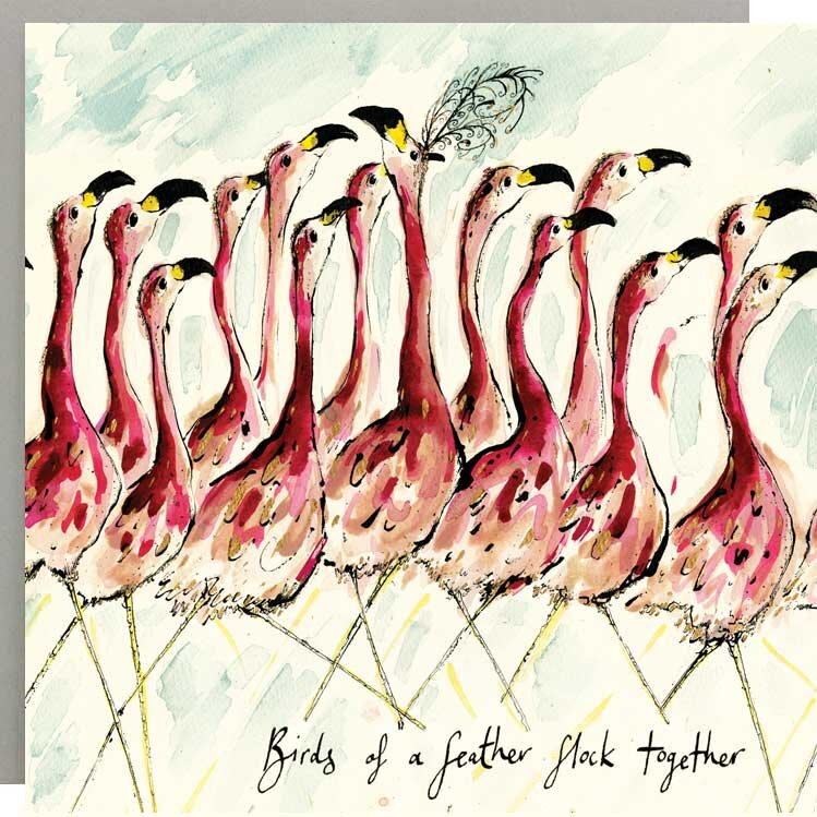 Anna Wright Card - Birds of A Feather