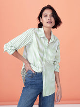 Load image into Gallery viewer, Irving &amp; Powell Franklin Bold Stripe Shirt - Sage
