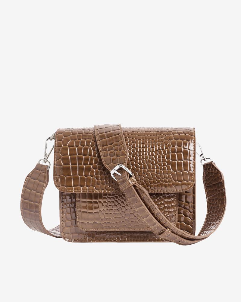 HVISK Cayman Pocket Bag Tawny Brown Monty Moo