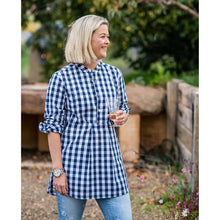 Load image into Gallery viewer, Irving &amp; Powell Crosby Band Collar Gingham Tunic
