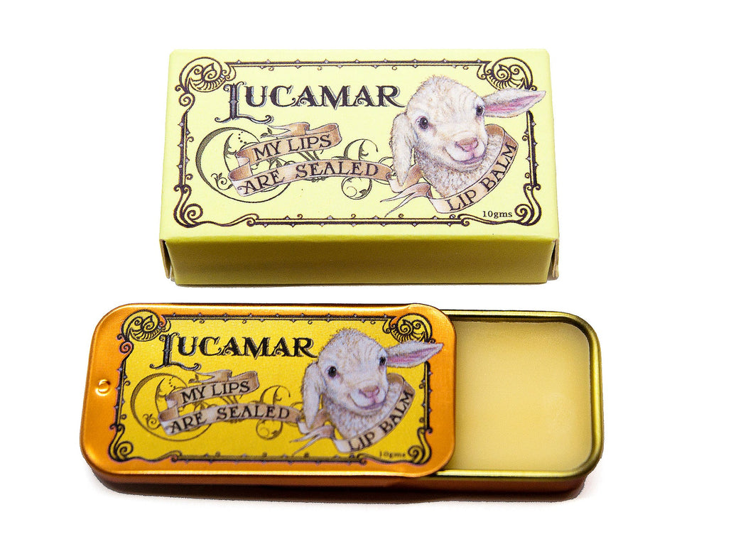 Lucamar My Lips are Sealed Natural Lip Balm - Salted Caramel 10g