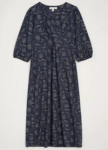 Seasalt Cornwall Dancers Dress - Shoal Swirl Dark Night