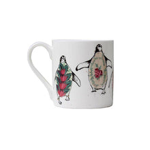Load image into Gallery viewer, Anna Wright Fine Bone China Mug - Dancing Penguins

