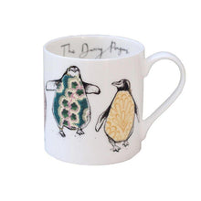 Load image into Gallery viewer, Anna Wright Fine Bone China Mug - Dancing Penguins
