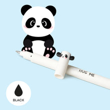 Load image into Gallery viewer, Legami Erasable Gel Pen - Black Ink - Panda
