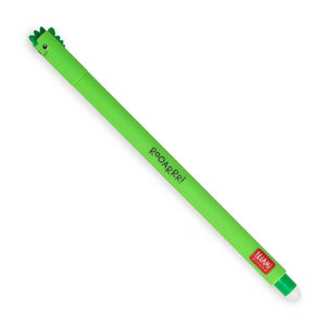 Legami Erasable Gel Pen - Green Ink - Dino