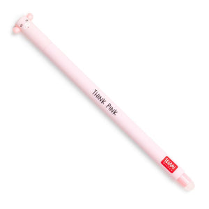 Legami Erasable Gel Pen - Pink Ink - Piggy