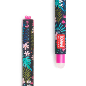 Legami Erasable Gel Pen - Turquoise Ink - Flora