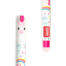 Load image into Gallery viewer, Legami Erasable Gel Pen - Pink Ink - Unicorn
