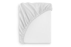 Flaxfield Linen Deep Sided French Seam Fitted Sheet - White