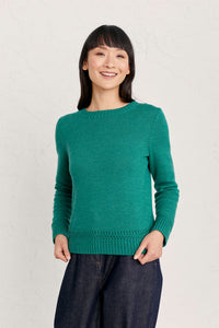 Seasalt Cornwall Fox Tor Jumper - Green