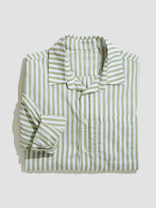 Irving & Powell Franklin Bold Stripe Shirt - Sage
