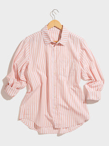 Irving & Powell Franklin Bold Stripe Shirt - Rose