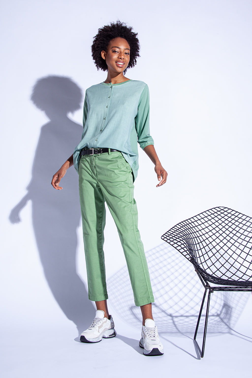 Funky Staff Chelsea Trousers - Opal
