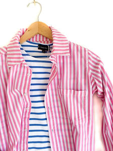 Irving & Powell Franklin Bold Stripe Shirt - Pink/White