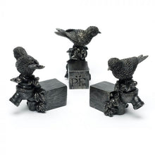 Load image into Gallery viewer, Potty Feet - Antique Bronze Wren On Tap (Set of 3)
