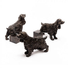 Load image into Gallery viewer, Potty Feet - Antique Bronze Cocker Spaniel (Set of 3)
