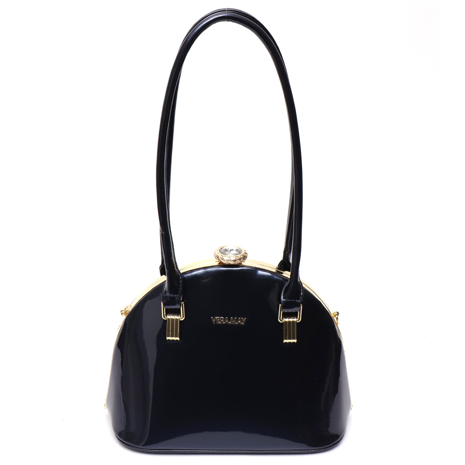 Shiny best sale patent handbag