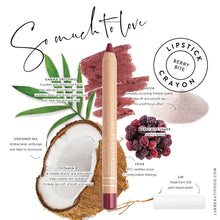 Load image into Gallery viewer, LUK Beautifood Lipstick Crayon - Berry Bite
