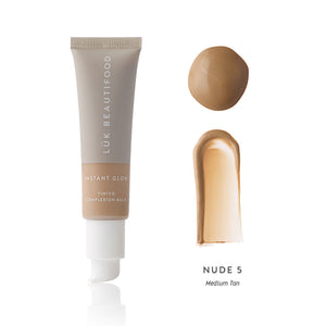 Luk Beautifood Instant Glow Tinted Complexion Balm - Nude 5 - Medium Tan