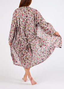 Cotton Dressing Gown/Robe - Mixed Floral